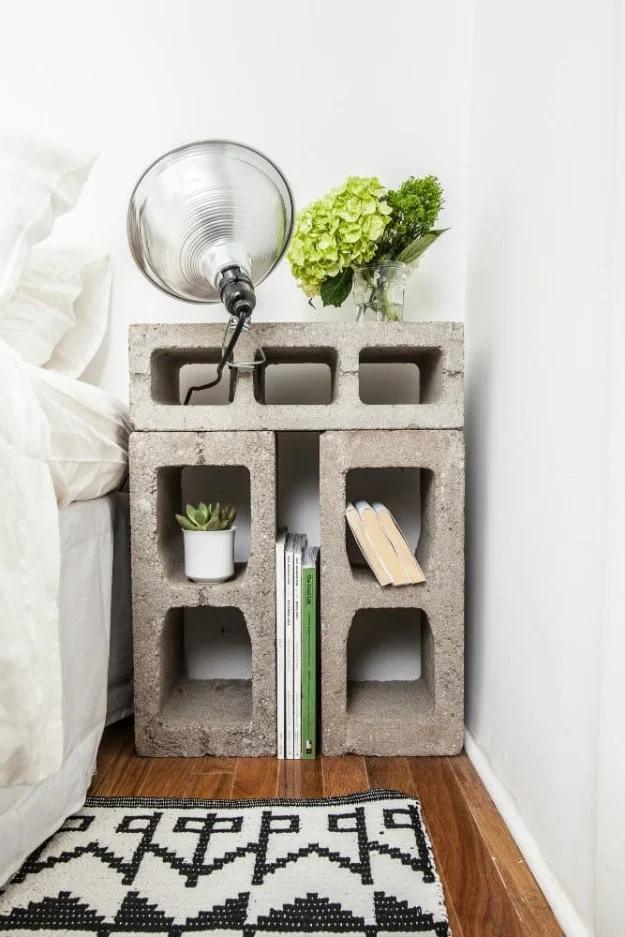 Cinder Block Furniture, quick enough to finish before nap time and an upgrade that feels far pricier than it was