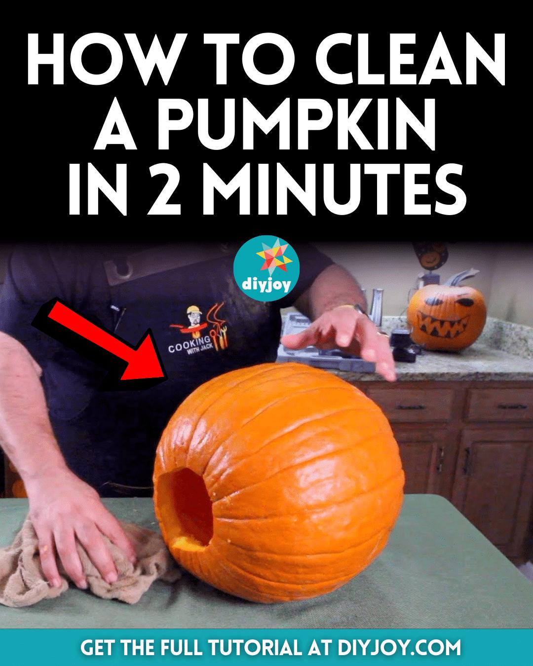 Easy 2-Minute Pumpkin Cleaning Hack