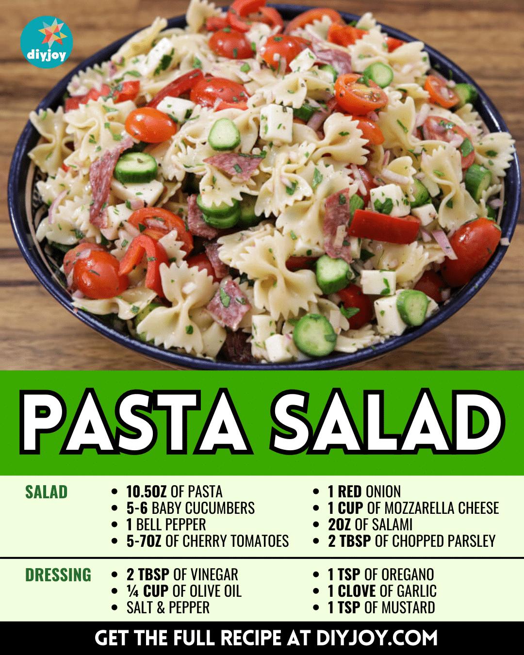 Quick & Easy Pasta Salad Recipe