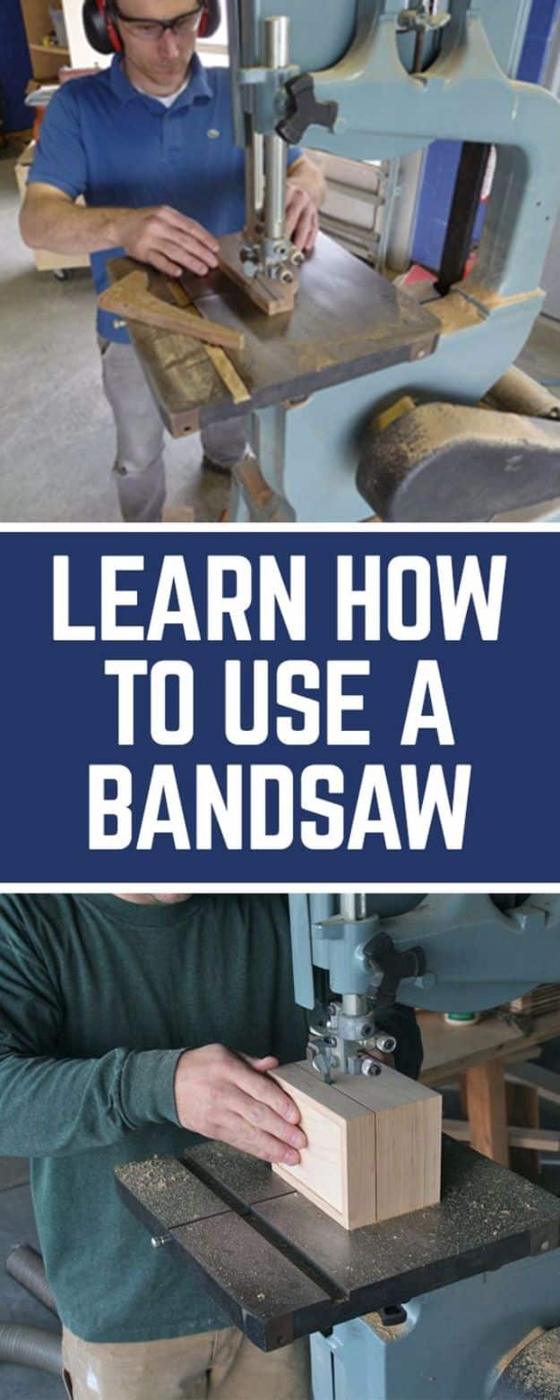 Cool Woodworking Tips - Learn To Use A Band Saw - Easy Woodworking Ideas, Woodworking Tips and Tricks, Woodworking Tips For Beginners, Basic Guide For Woodworking - Refinishing Woo