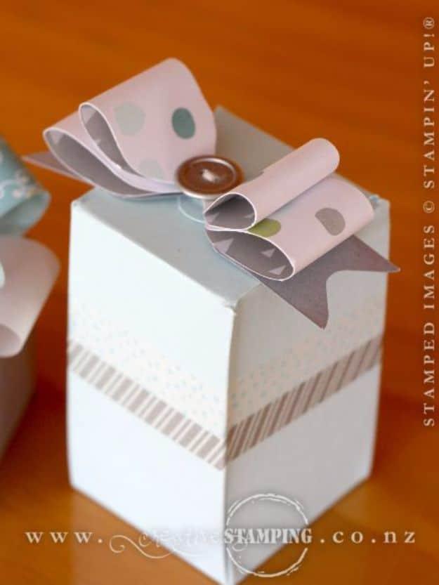 Paper Bows With The Gift Box Punch Board, simple enough for a first attempt and proof a small idea can make a big difference