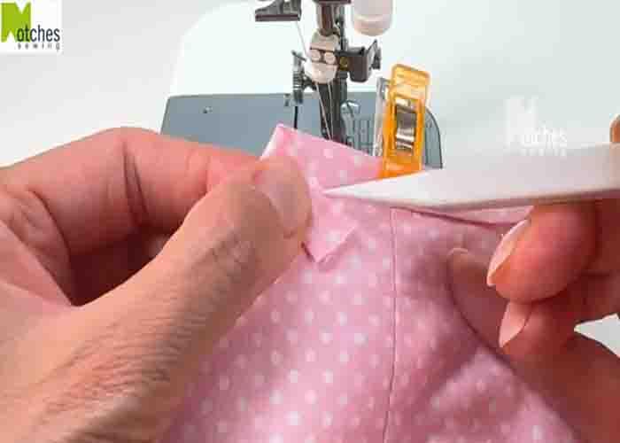 Method 1 of how to do a double fold binding end