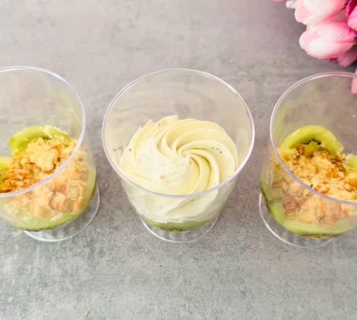 Kiwi Dessert Cups Recipe Instructions