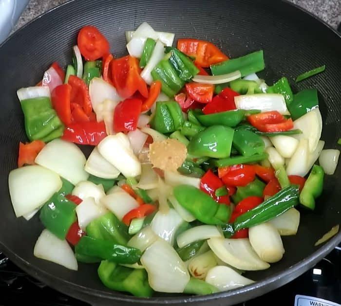 Honey Stir Fried Shrimps With Garlic and Onions Ingredients