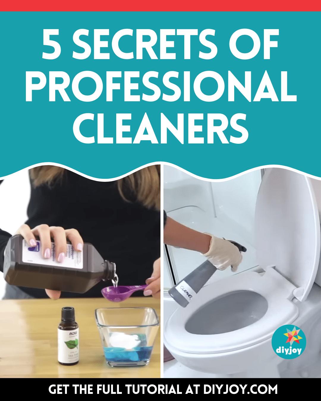 5 Secrets Of Professional Cleaners