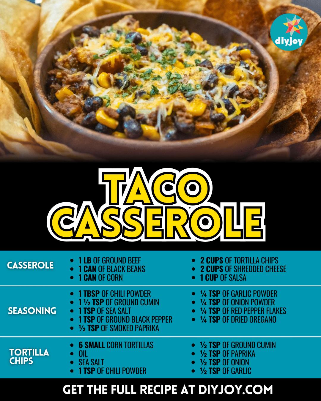 Easy Crockpot Taco Casserole Recipe