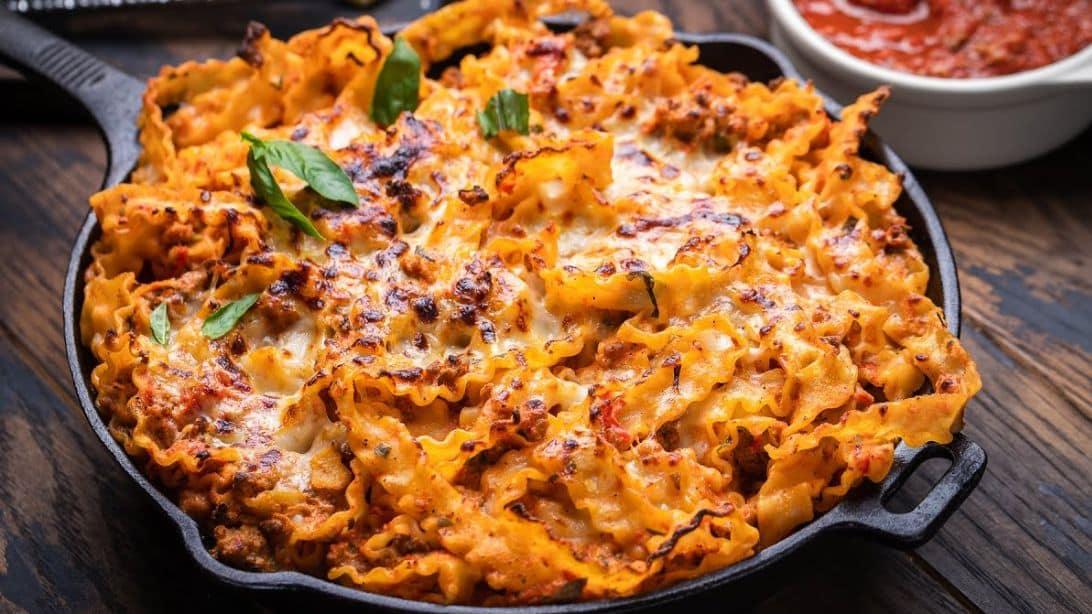 Easy-to-Make Loaded Skillet Lasagna
