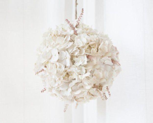Floating Blush Hydrangea Globes, a sweet handmade detail guests always notice and a solid pick for later