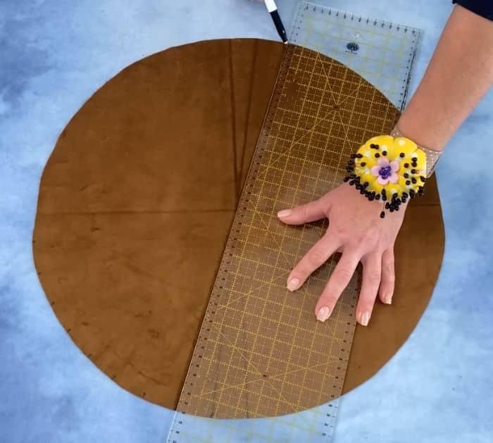 DIY Round Velvet Luxury Cushion Tutorial