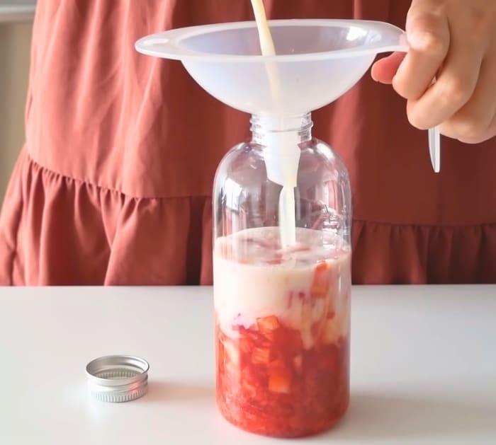 How to Make Homemade Strawberry Milk Ingredients