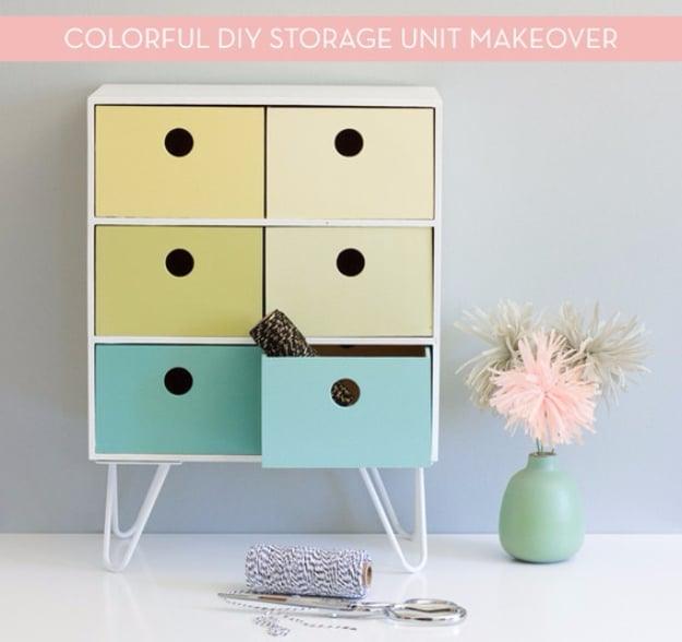 DIY Retro-Inspired IKEA Storage Hack, easy to fit into a free afternoon and a sweet finishing touch for any gift