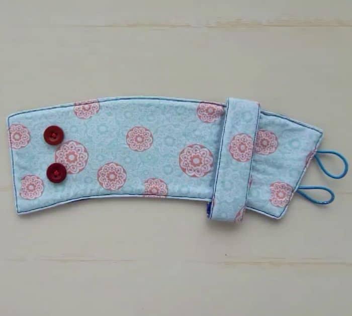 Reversible Coffee Cup Cozy With Handle Sewing Tutorial