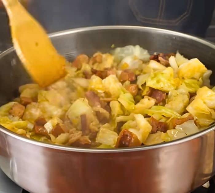 Southern-Style Fried Cabbage Recipe Instructions