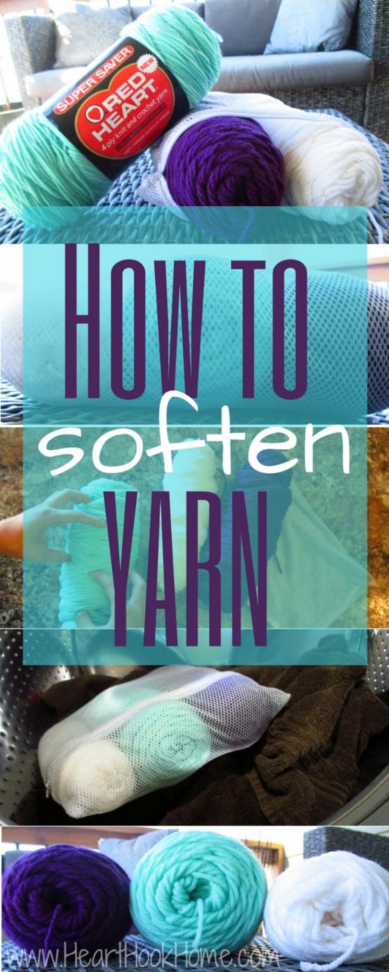 Soften Economical or Scratchy Yarn, simple enough to try with stuff already on hand and the fix worth remembering
