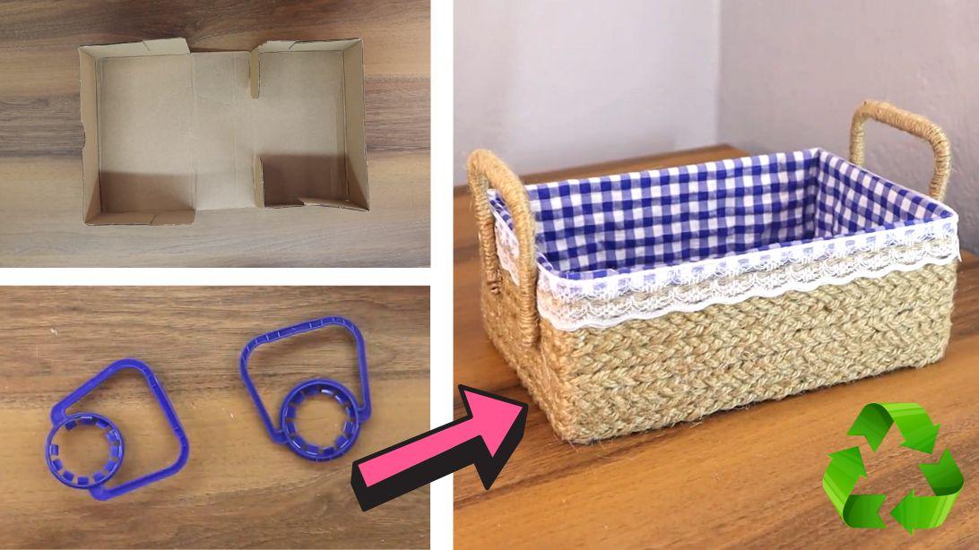 DIY Organizer Made from Cardboard
