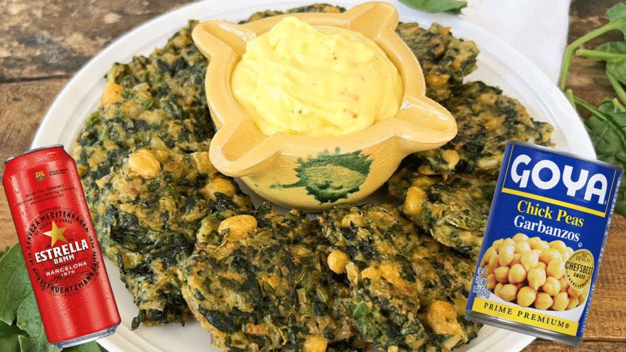 Easy-to-Make Spinach & Chickpea Fritters