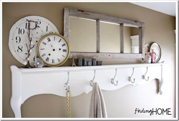 Footboard Towel Rack, a vintage inspired element, quick enough to finish before nap time and a detail guests always ask about