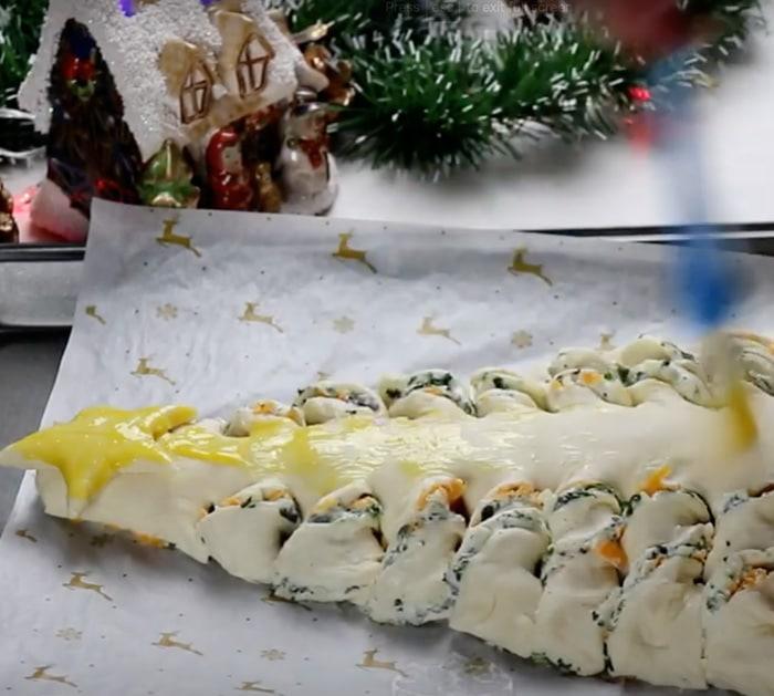 puff pastry christmas tree tutorial