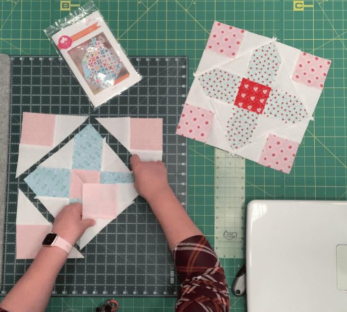 How to Make Positive Vibes Quilt Block