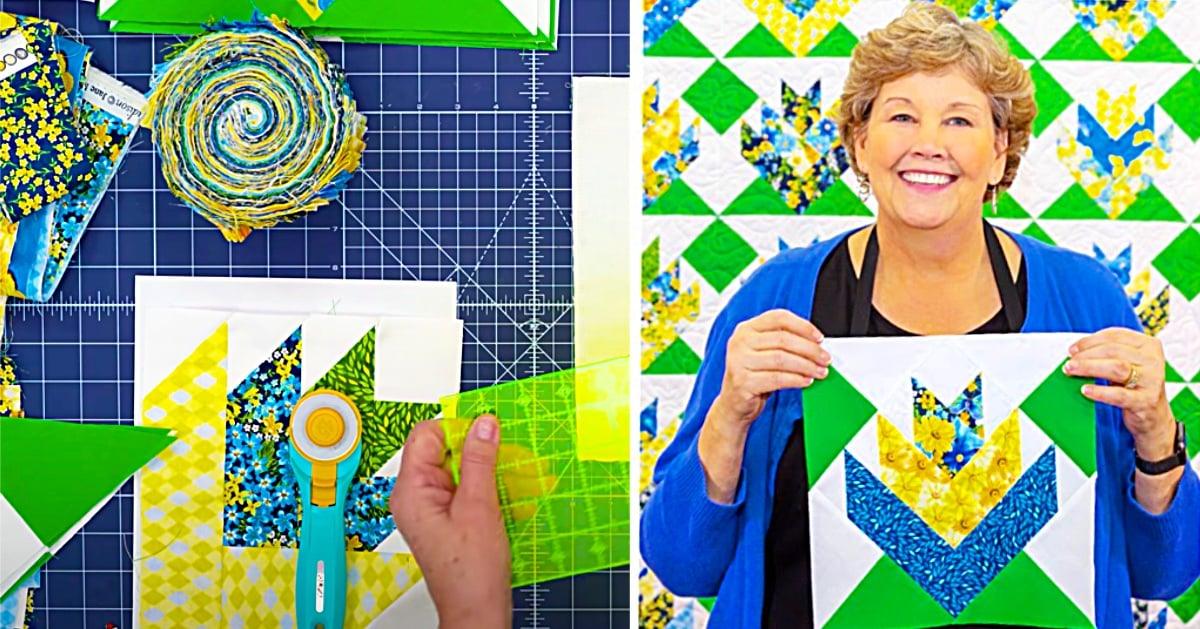 Mountain Lily Quilt With Jenny Doan