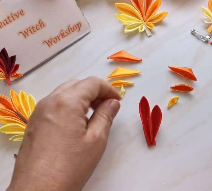 Autumn Leaves Ribbon Tutorial Project