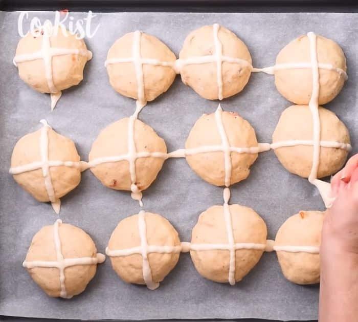 Fluffy and Tasty Hot Cross Buns Ingredients