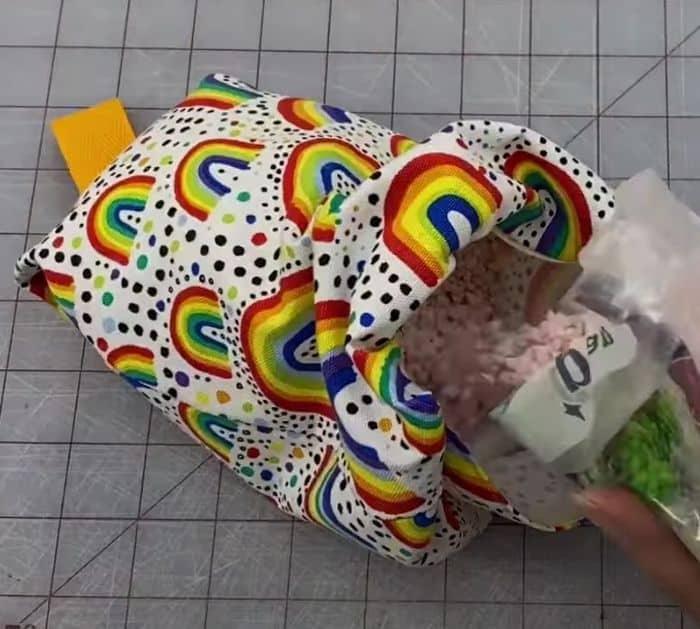 Easy and cheap fabric door stopper sewing tutorial