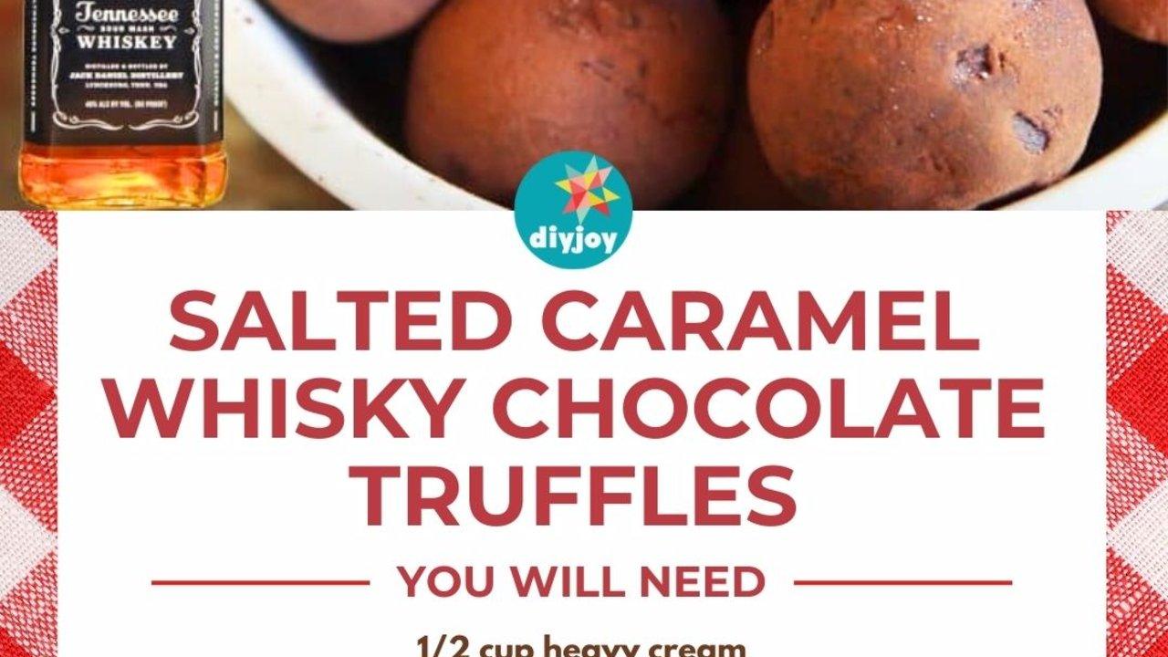 Salted Caramel Whisky Chocolate Truffles Recipe