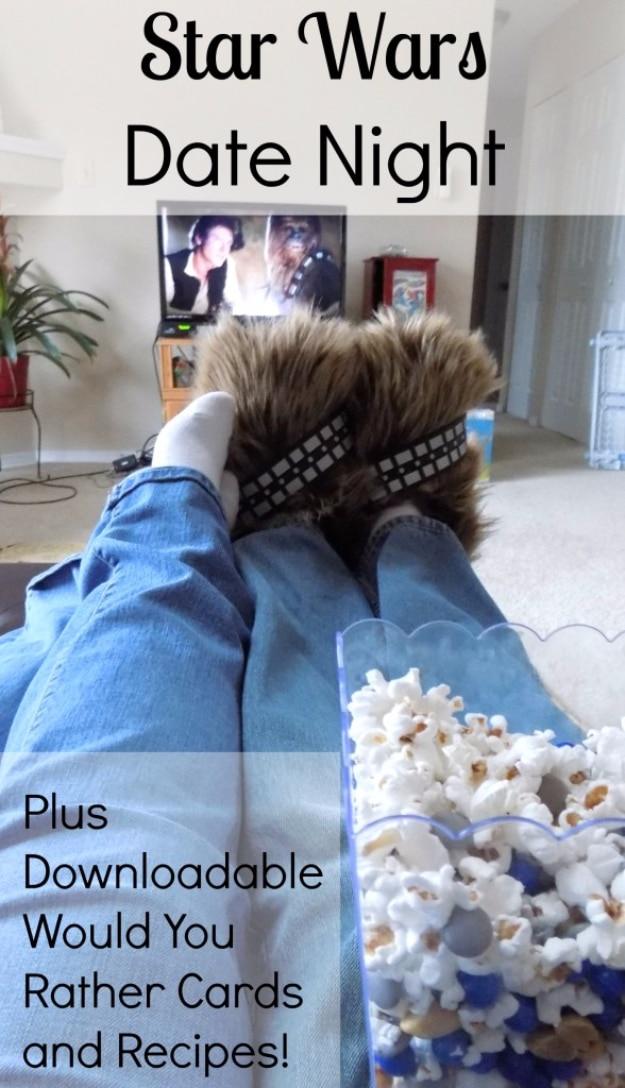 Star Wars Date Night, a couples evening plan, quick to prep during a lunch break and the kind of night nobody forgets