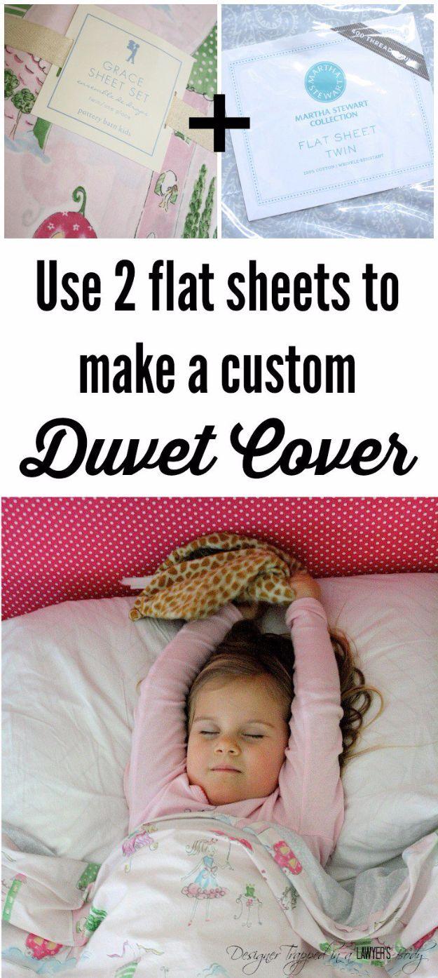 Custom Duvet Cover, quick to put together in one afternoon and a fix that outlasts most store bought options