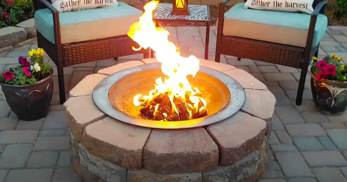 $55 DIY Fire Pit