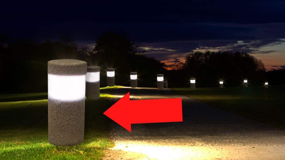DIY Waterproof LED Outdoor Stone Light
