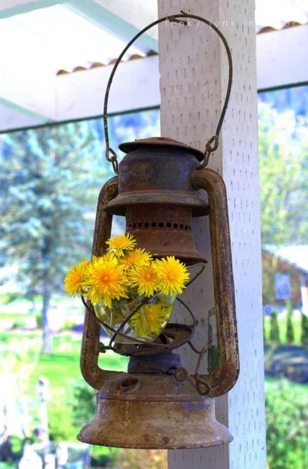 Vintage Lantern Wall Hanging, a welcoming outdoor touch, and a personal touch a bought version cannot match