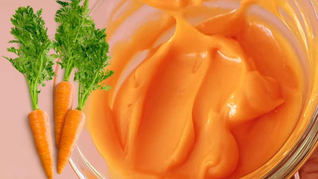 DIY Carrot Cream for Glowing Skin