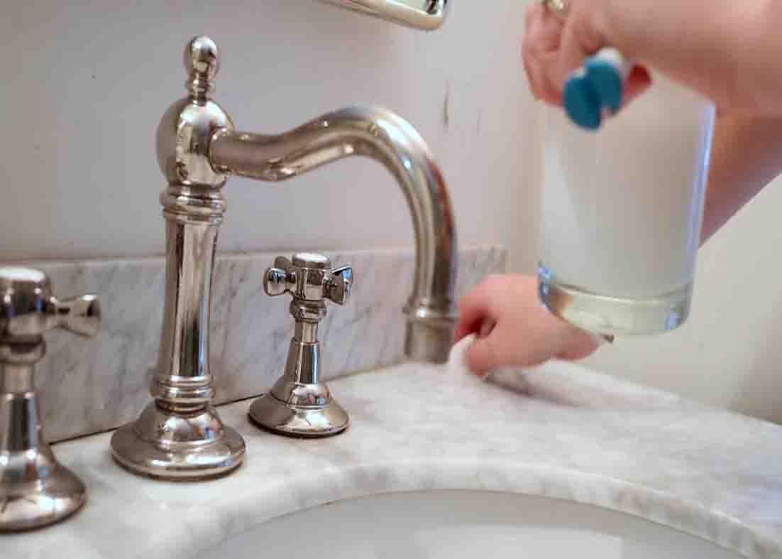 Clean a small space each night before going to bed