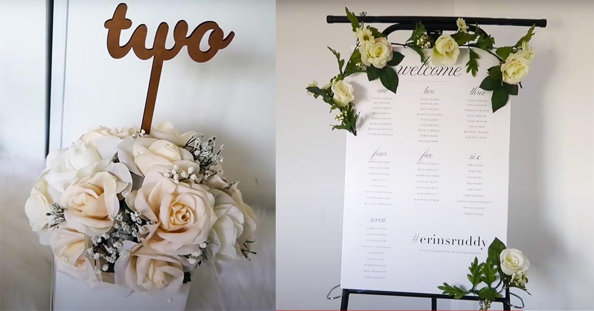 3 Simple DIY Wedding Decor Ideas