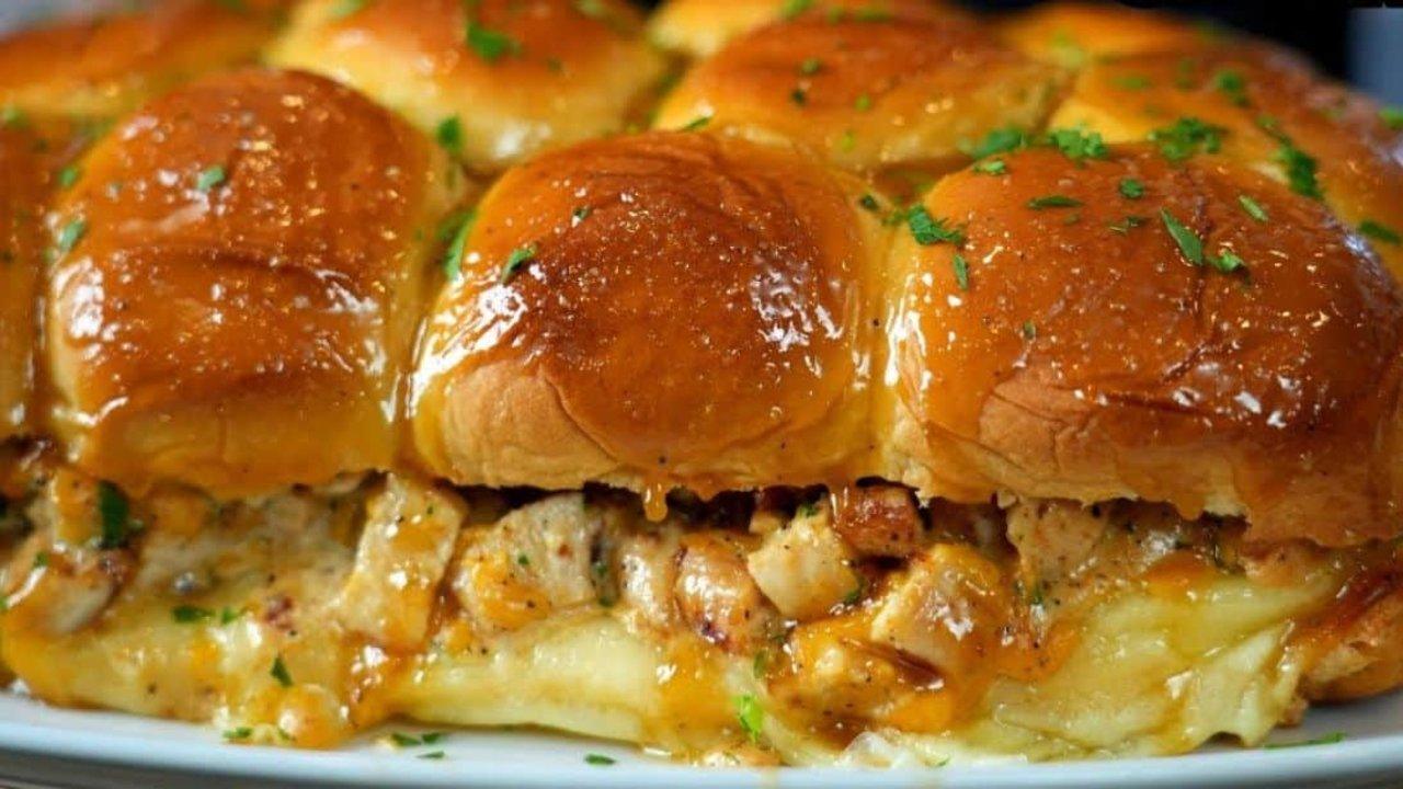 Delicious Chicken Bacon Ranch Sliders