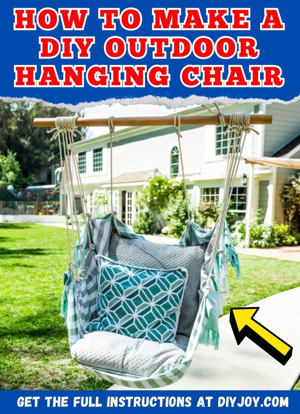 How To Make A DIY Outdoor Hanging Chair