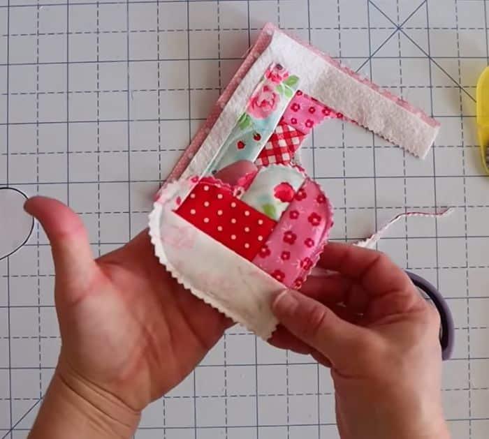 Beginner Friendly Quilt Heart Ornaments Tutorial