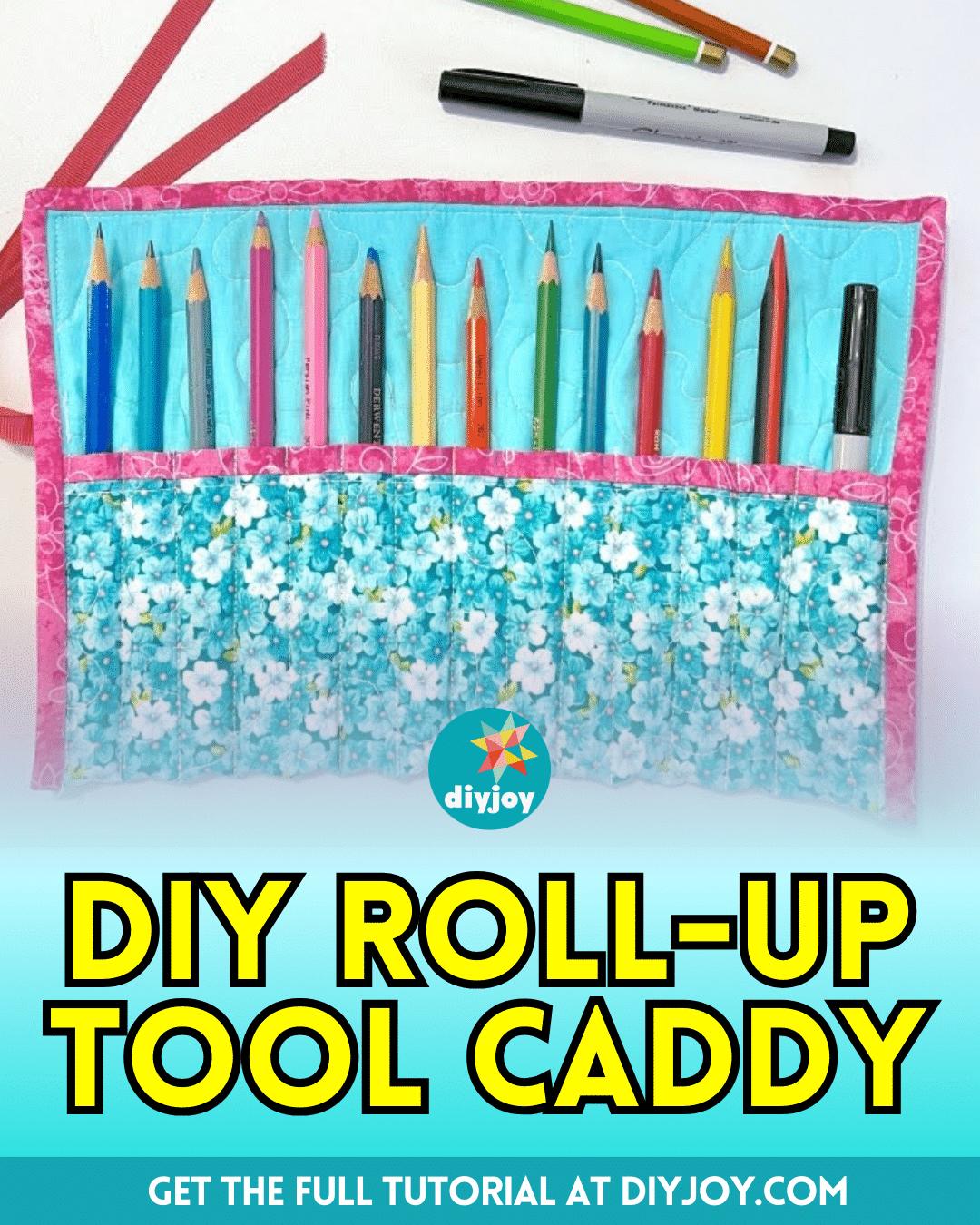 Easy DIY Roll-Up Tool Caddy Tutorial