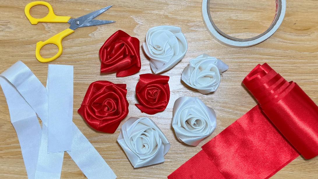 Ribbon Rose Chair Accents, a beautiful handmade touch for the big day and one worth saving for later