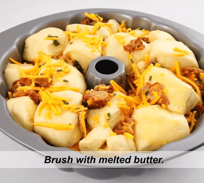 Fluffy Bacon and Cheese Pull Apart Bread Ingredients