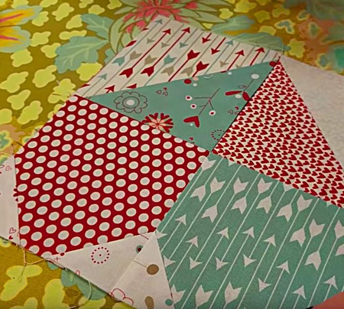 Learn to sew a Valentine Sweetheart Quilted Table Runner with Donna Jordan