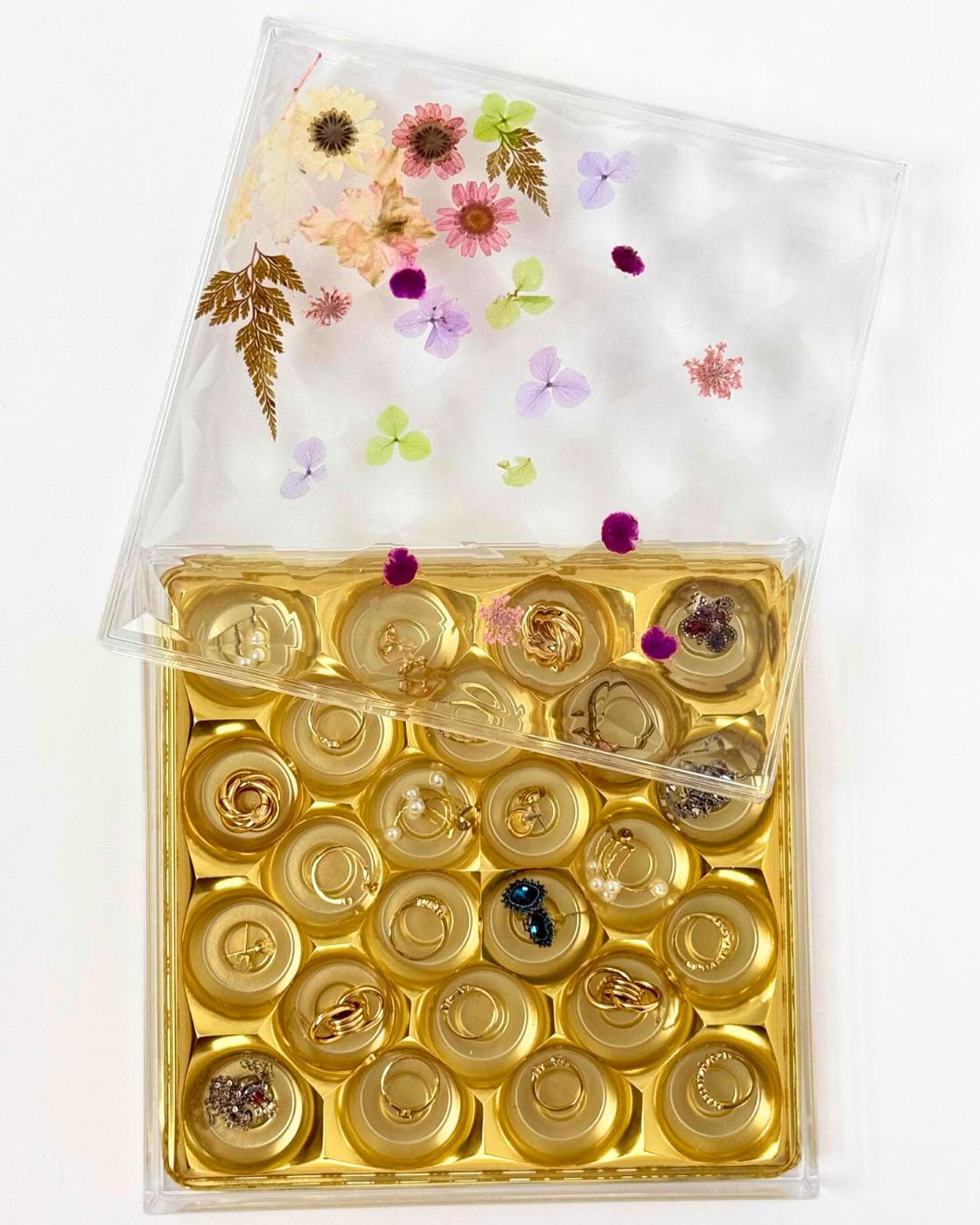 Ferrero Rocher Jewelry Box — ferrero rocher box upcycle jewelry organizer