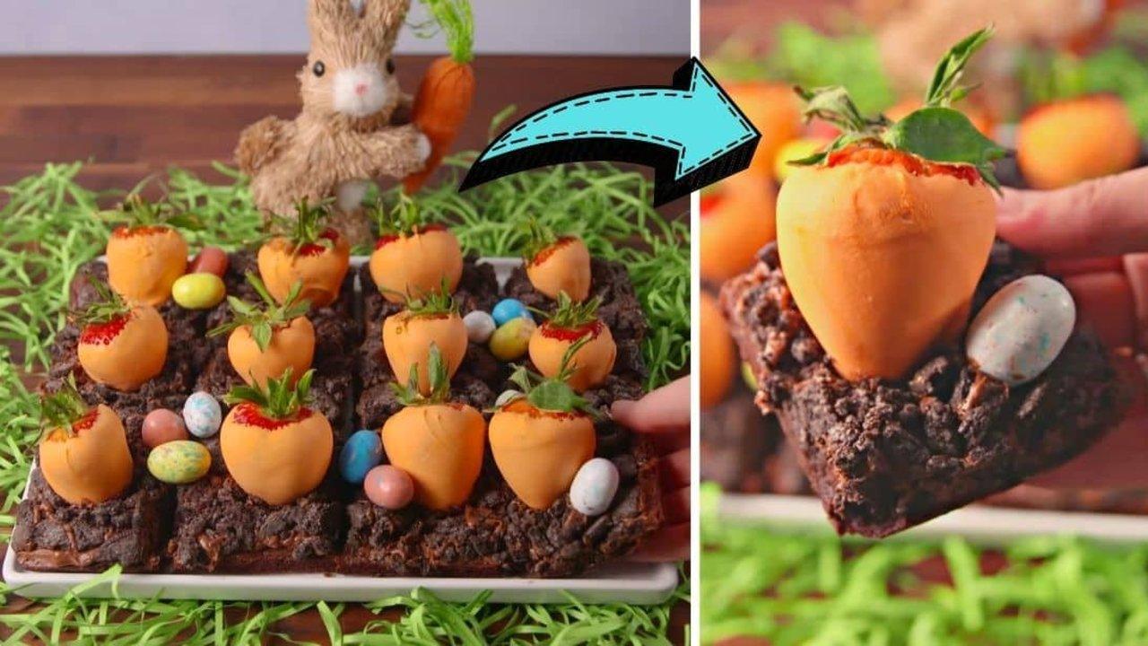Easy Carrot Patch Brownies Recipe