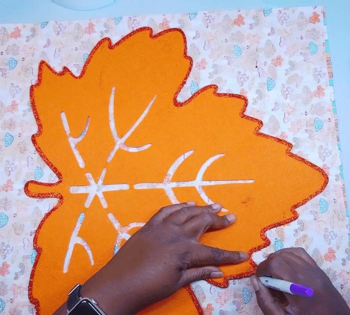 Materials for DIY Fall Accent Pillows