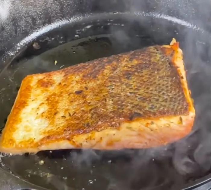 Best Blackened Salmon With Sautéed Shrimp Recipe