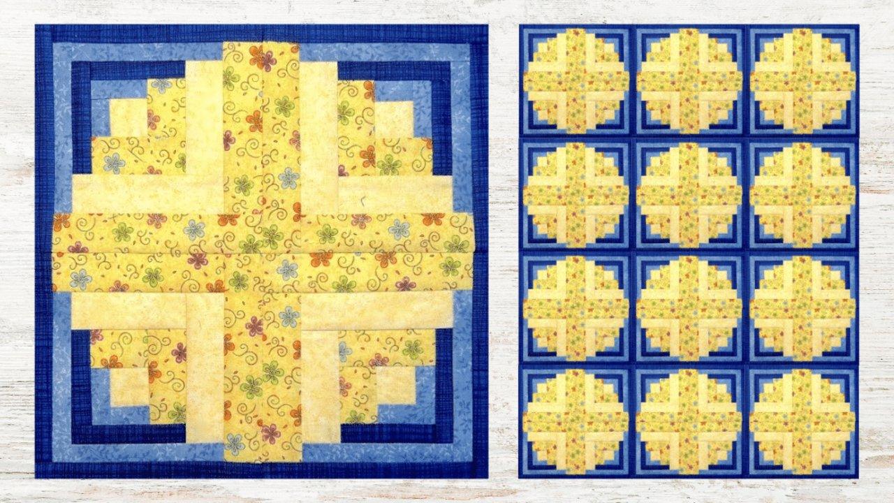 Easy Circle Quilt Block Tutorial for Beginners