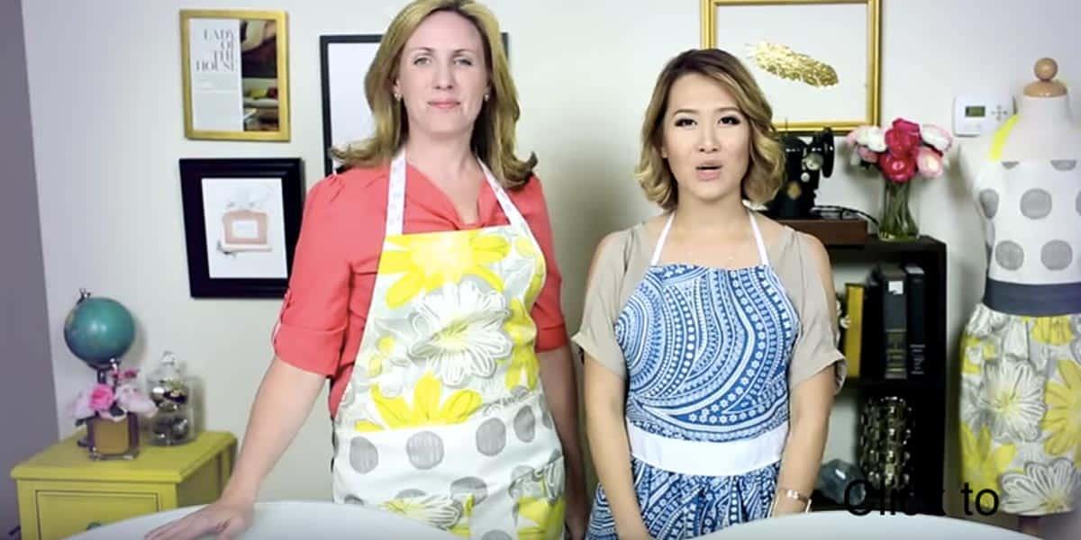 They Easily Make These Darling Anthropologie Inspired Aprons (Watch!)