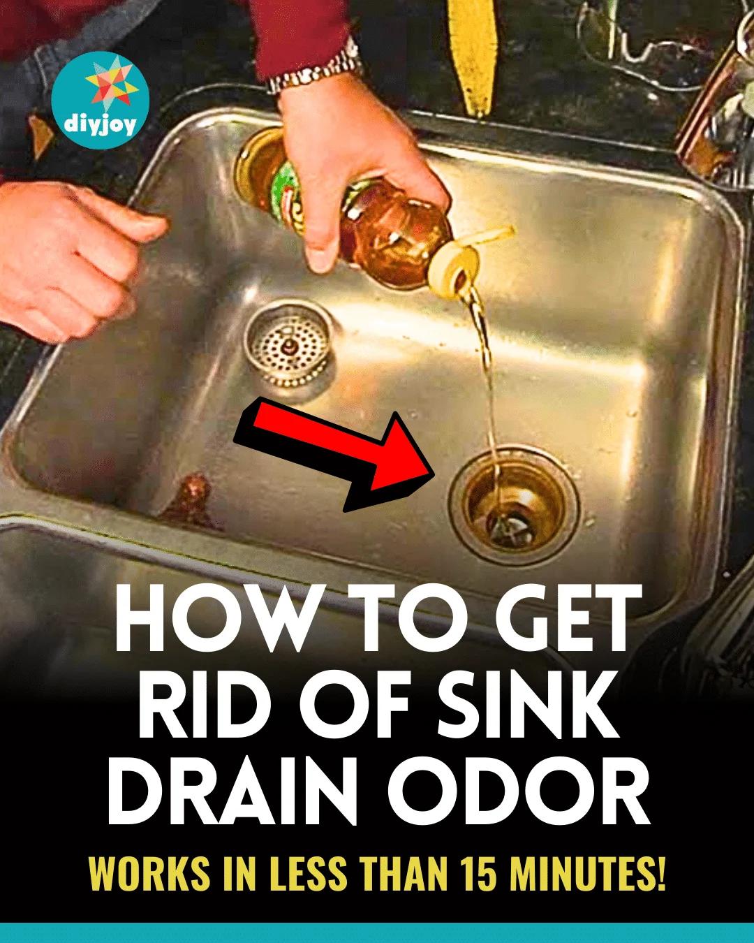 How To Get Rid Of Sink Drain Odor In 15 Minutes!